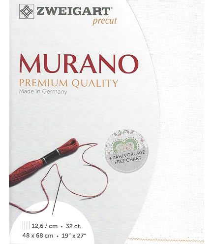 Amazon.com: Wizardi Lugana 25 Count Light Blue 3835/501
