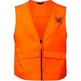 Vortex Ridgeway Blaze Hunting Vest | DWR Finish, Snap-Close Pockets, Zip Front Closure, Sized to Fit Over Your Hunting Clothes, Stretch Fabric