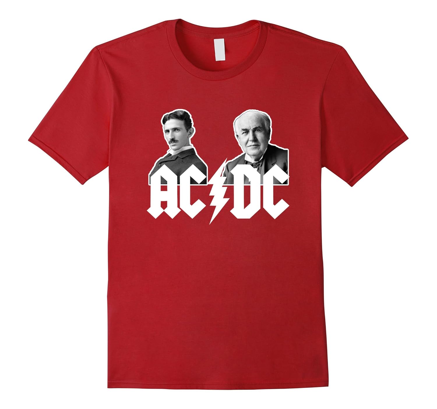 Nikola Tesla – Thomas Edison: ACDC – War of Currents T-Shirt-BN – Banazatee