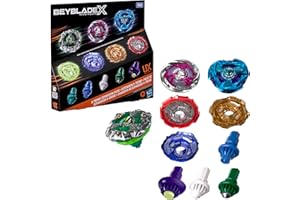 BEYBLADE BEY BLADE X X-Treme Expansion Pack, 3 Blades, 4 Ratchets, 5 Bits, Battling Tops Game Toys, Ages 8+