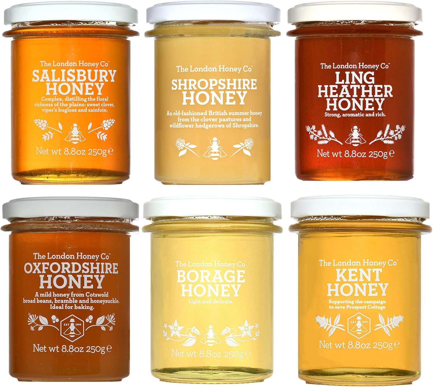 The London Honey Company Pure Honey Selection Single Origin Honey