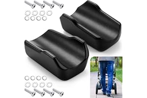 Yoojahow 2 Pcs Rollator Armrest Pad Upright Walker Forearm Pads Black Walker Handle Coushions Stand up Rollator Accessories Soft and Comfortable for Seniors