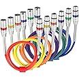 Disino 6 Pack 6.6ft Multi-Color XLR Microphone Cables, 3-Pin Balanced XLR Male to Female Patch Cables Mic Cord Snake Wire - 6.6 feet/2 Meters