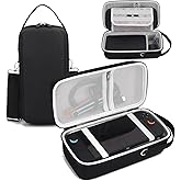 Dronside Travel Carrying Case for Nintendo Switch 2, Large Capacity Hard Shell Protective Case with Removable Strap Fits for Switch 2 Console, AC Charger Adapter and Switch 2 Dock Accessories
