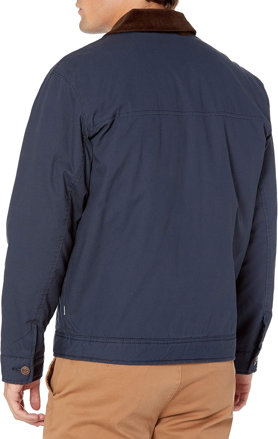 Quiksilver Men's Canvas Cord Collar Jacket: Clothing