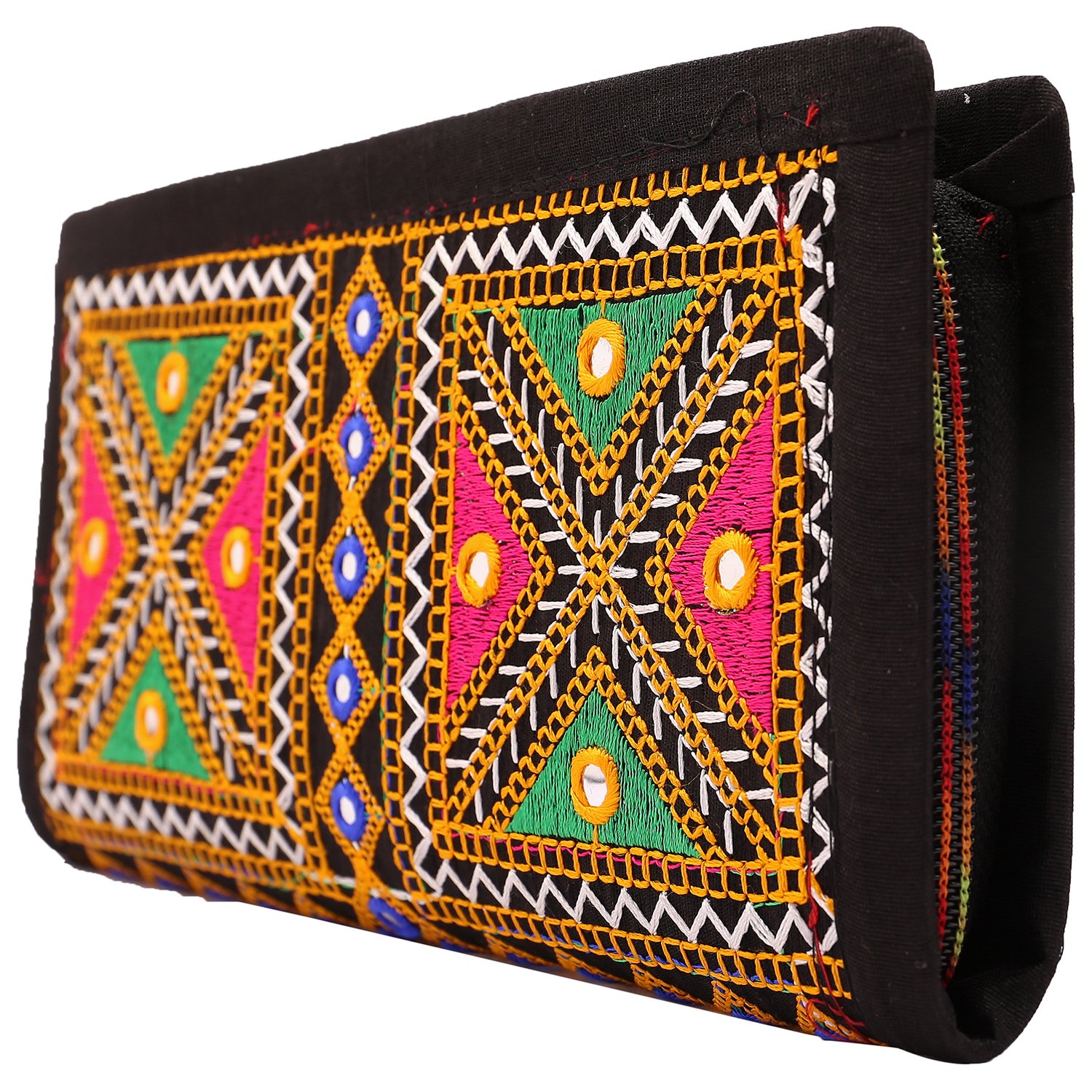 craft trade handmade designer embroiderey rajasthani clutch bags for women