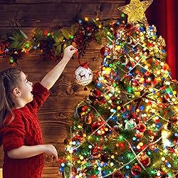 KOUQIYA Battery Operated Christmas Lights, 2 Set of