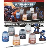 Warhammer 40K Space Marines Intercessors and Paints Set - 2026