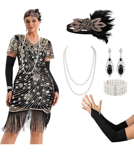 black flapper dress amazon Women's 20's Scarf Costume (Size: Standard 8-12) : Clothing, Shoes & Jewelry Mismatched Bridesmaid Black Satin perfect for Great Gatsby Sherri Hill Dress 57005 Size:CUSTOM SIZE