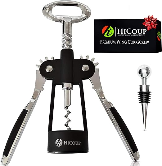 Amazon Com Wing Corkscrew Wine Opener By Hicoup All In One Wine