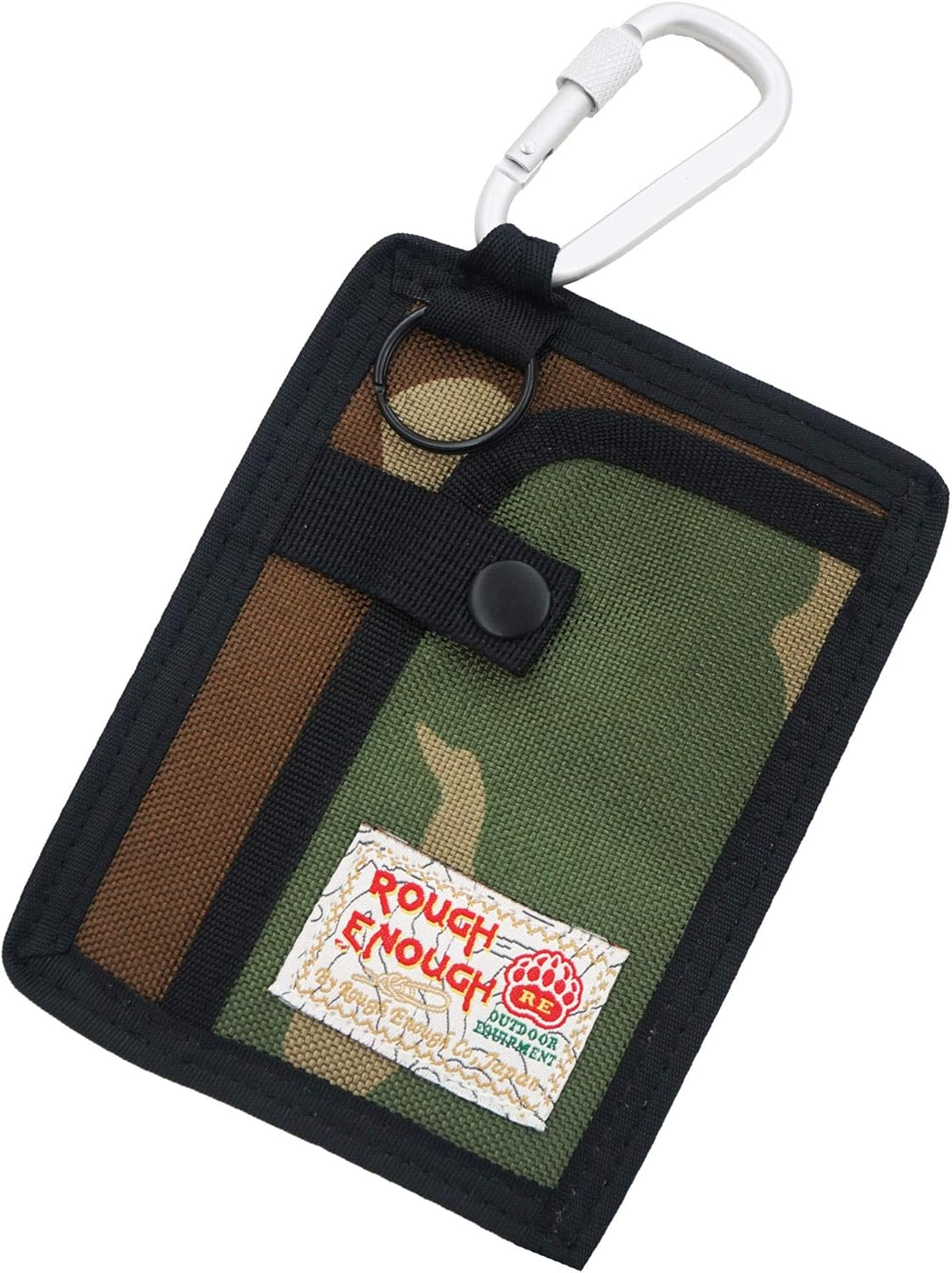 outdoor key holder on Rough Enough Small Coin Purse For Women Men Credit Card Holders Key Holder Case With Keyring