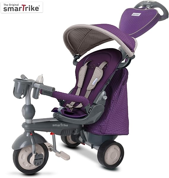 smart trike purple and white