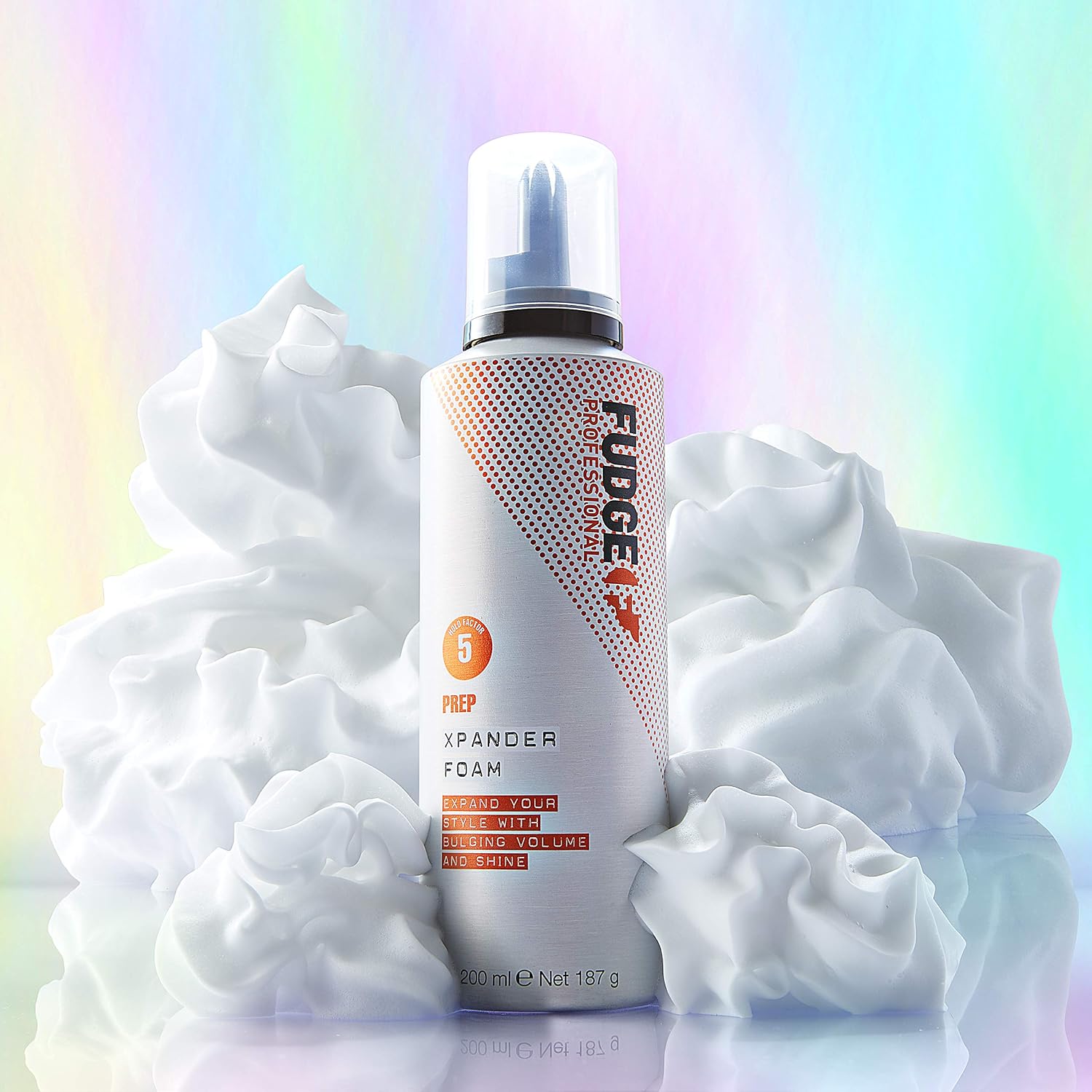 Fudge Professional, Volumising Hair Mousse, Xpander Foam Hair Styling, Adds Volume and Shine, Unisex, 200 ml - Image 4