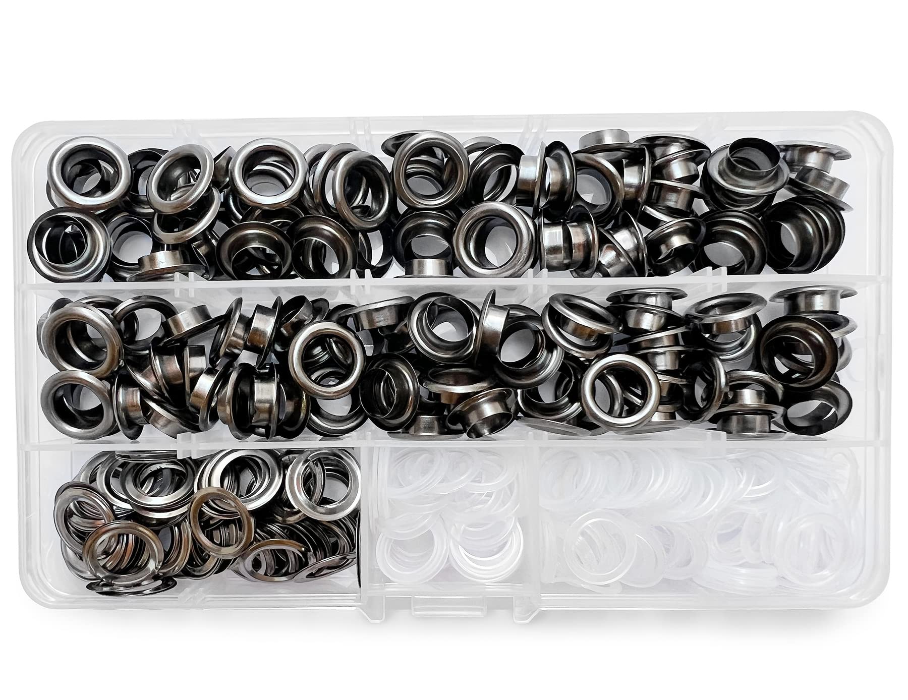 Outdoor Advertising Eyelets Black Set 10 mm Grommet Kit Eyelets Set with Grommets Adjustment Tool for Shoelaces Clothing Backpack Shoe Leather