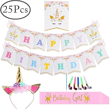 Buy Standie Unicorn Bunting Banner Unicorn Themed Party