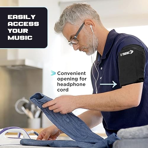 E Tronic Edge Phone Holder for Running, Cell Phone Arm Bands with