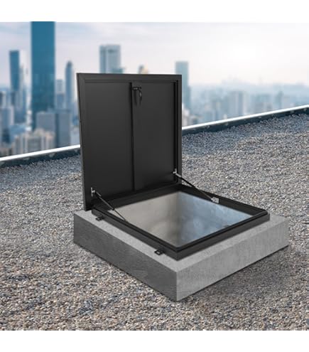 Storm Shelter Door Roof Hatch Aluminum Alloy Roof Access