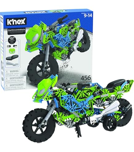 Amazon.com: K'NEX - Mega Motorcycle Building Set ‚ 456 Pieces