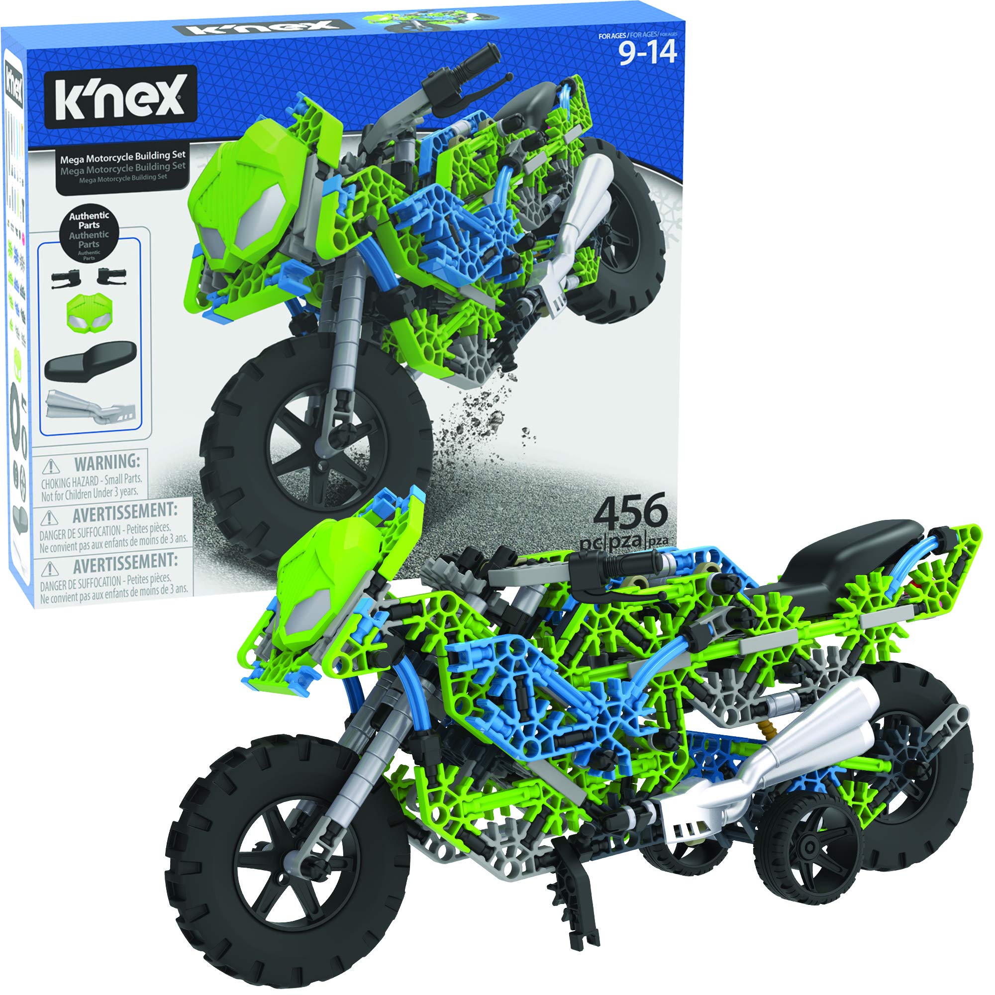 Building Sets K'NEX Mega Motorcycle Ages 9+
