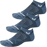 Swiftwick- ASPIRE (3 Pairs) No-Show Running Socks, Cycling Socks, Compression Fit