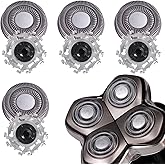 4pcs Shaver Replacement Blades for Skull Shaver Pitbull Forte PRO Series,Shaver Replacement Heads Compatible with Skull Shaver Pitbull Gold/Silver/Platinum/Diamond Pro Shaver and Palm Shaver