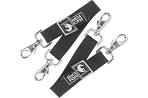 HackFond Horse Blanket Replacement 2 pcs Belly Straps, Blanket Sheet Stretchy Straps, Elastic Belly Straps with Double Swivel Snaps, Adjustable Length from 14 to 22 Inch Black