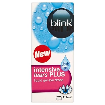 6 x Blink Intensive Tears Plus Liquid Gel Eye Drops 10ml