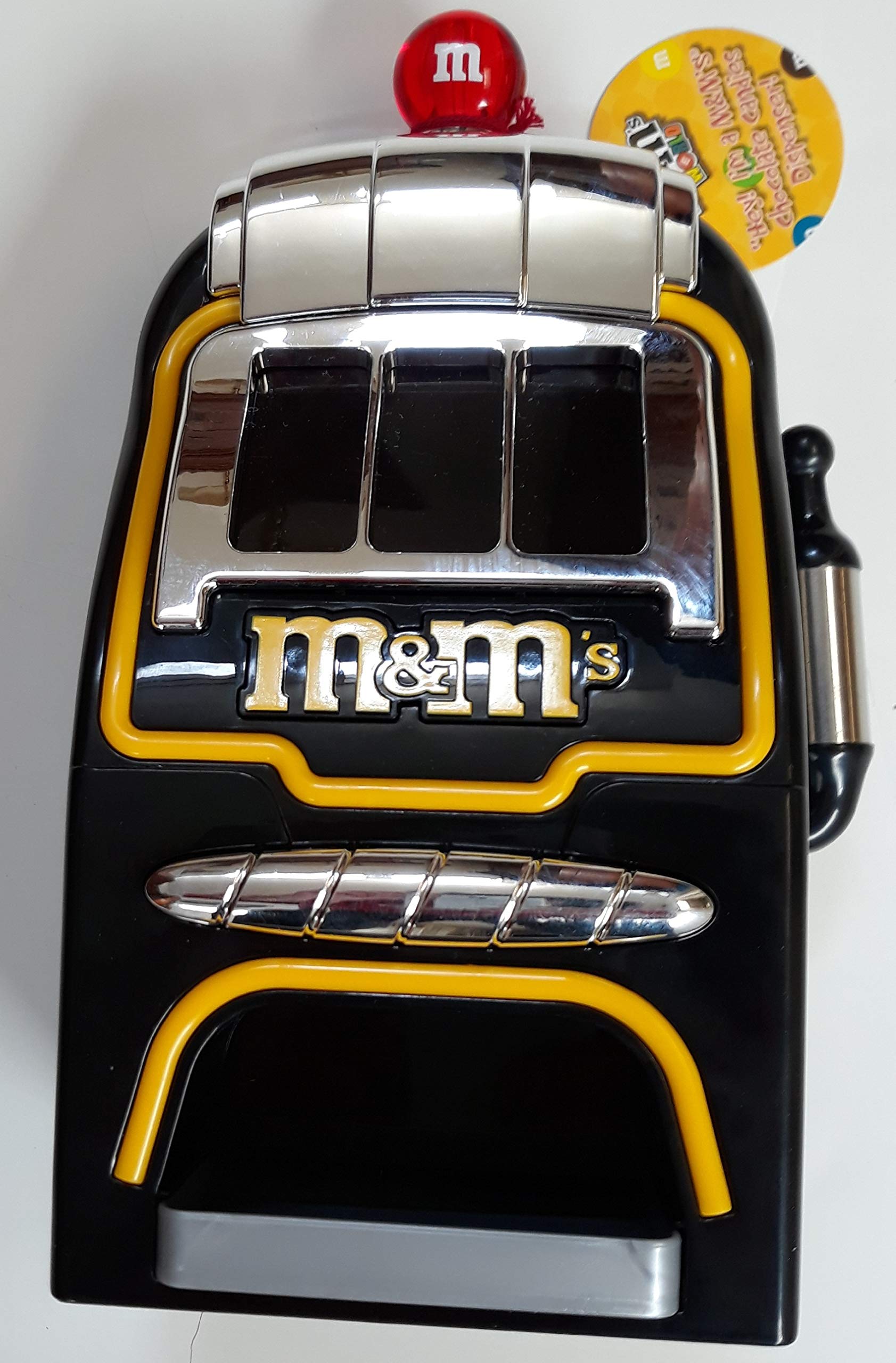 M&M Electronic Slot Machine Candy Dispenser Black Batteries not