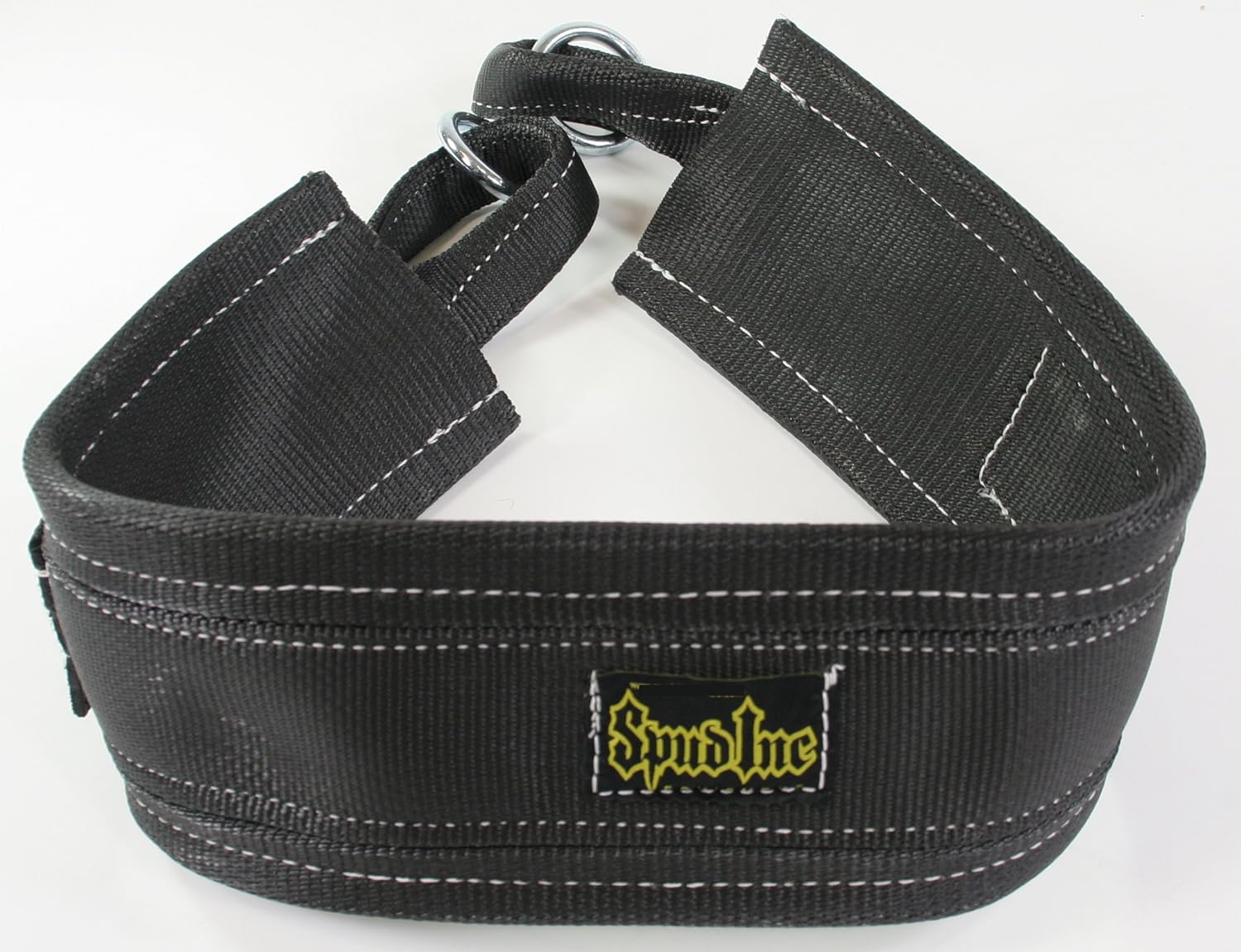 Spud Black Belt Squat Large Belt for Weight Lifting Strength Training