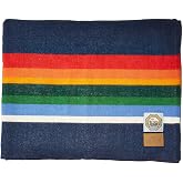 Pendleton National Park Blanket, 100% Wool Blanket, Iconic Park Stripes | Soft Wool Blanket with Cozy Warmth, Breathable Comfort, Napped Texture for Cozy Everyday Moments, Iconic Collectible Keepsake