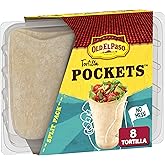 Old El Paso Tortilla Pockets, Include 8 Tortillas, 238 Grams Package of Tortillas