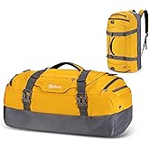 Ubon Large Duffel Bag Weekender Bags with Shoe Compartments 4-Way Sports Gym Backpack with Padded Straps Camping Traveling Duffle Bag