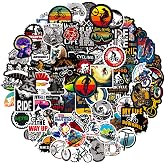 JOFONY 100PCS Mountain Bike Stickers,Cute Mountain Cycling Vinyl Waterproof Decals for Adults Water Bottle Laptop Birthday Gift Supplies