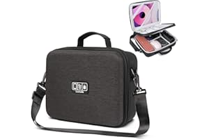 Luxtude EVA Hard Electronic Organizer, Portable Travel Cord Organizer, Cable Organizers Bag, Shockproof Carrying Case Hard Pr