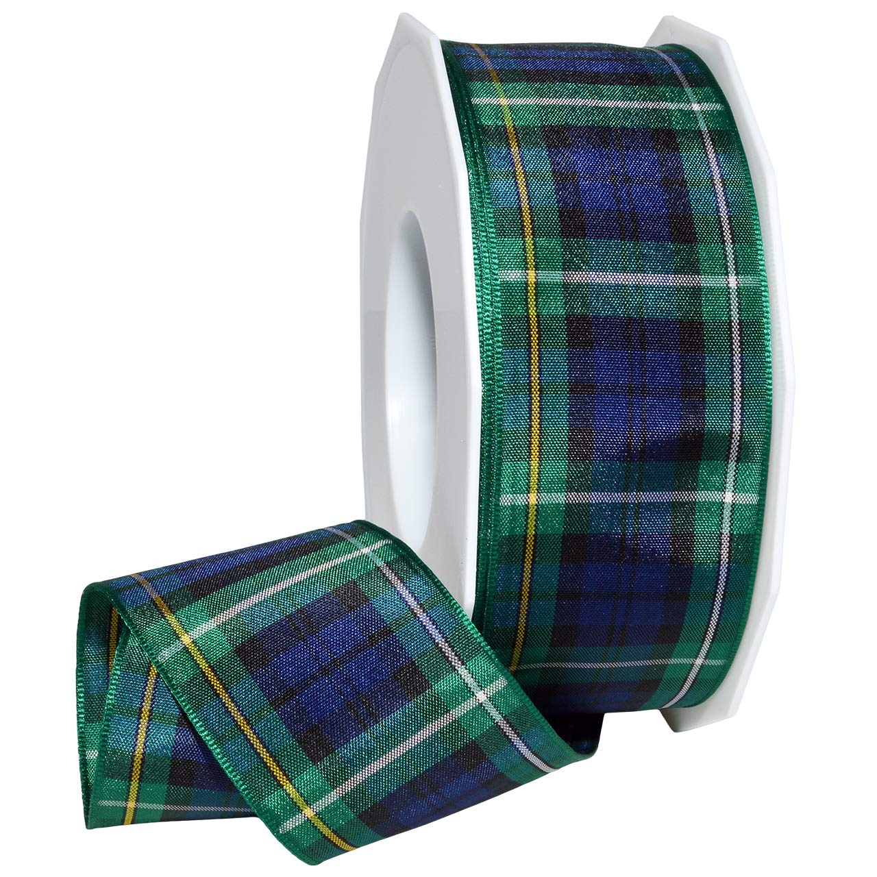 Morex Ribbon Edinburgh Ribbon, 1.5 inches by 27 Yards, Campbell Tartan