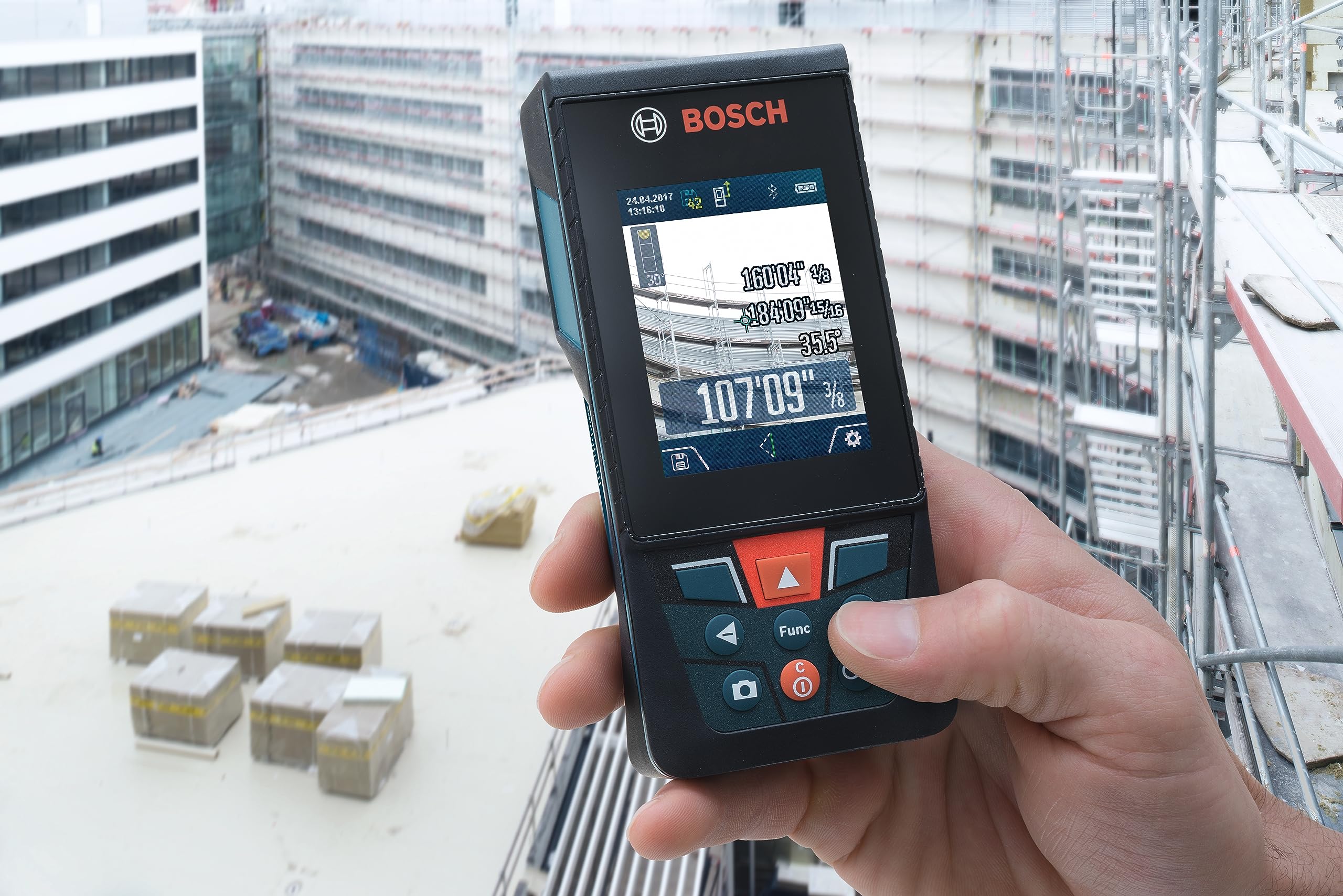 Bosch GLM400C Blaze Outdoor 400ft Bluetooth Connected Laser Measure