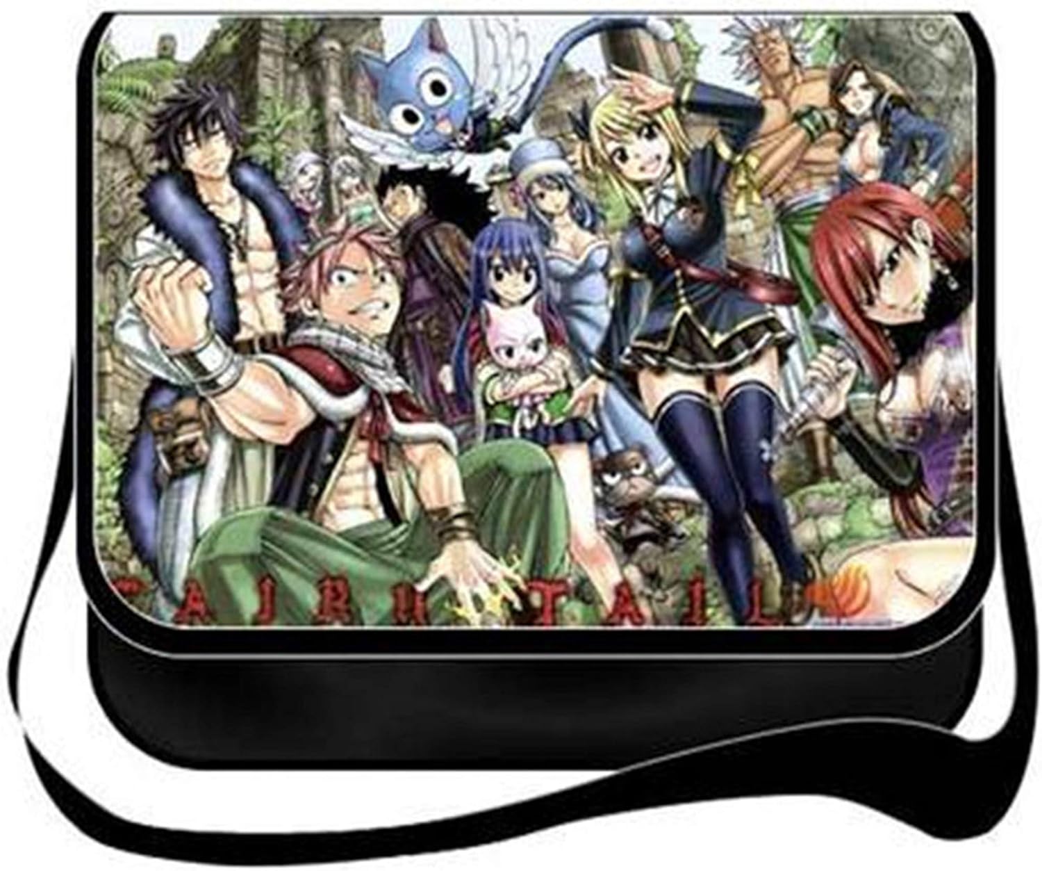 YOYOSHome Fairy Tail Anime Cosplay Messenger Bag Shoulder Bag Handbag Crossbody Backpack School Bag