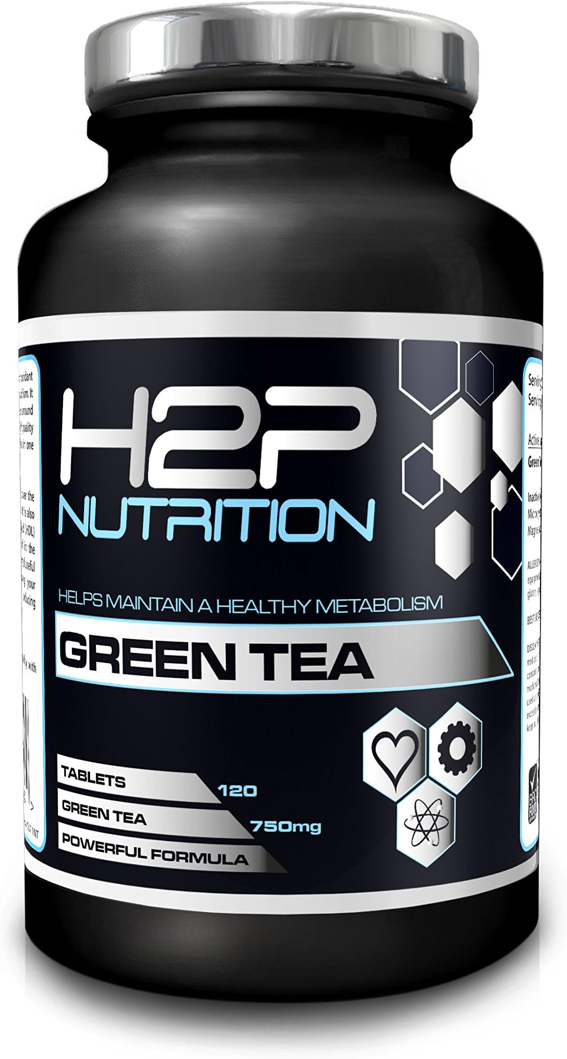 ★ Green Tea Extract 750mg 120 Day Supply (Tablets) / Potent Antioxidant Formula/Increase Metabolic Rate/Promotes Healthy Weight Loss/Suitable for Men and Women/Made in UK