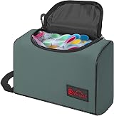 Vinsani Clothes Peg Bag Premium Zipped Waterproof Wearable Organiser Grey