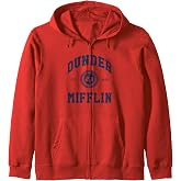 The Office Dunder Mifflin Gym Tee Zip Hoodie