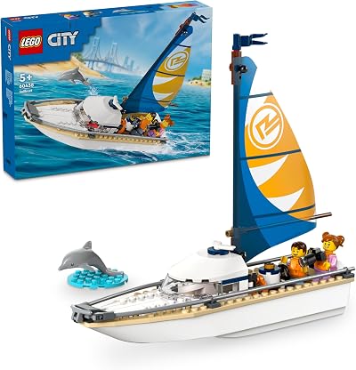 LEGO City Sailboat 60438 102 Pieces Dolphin 5+ New in Box