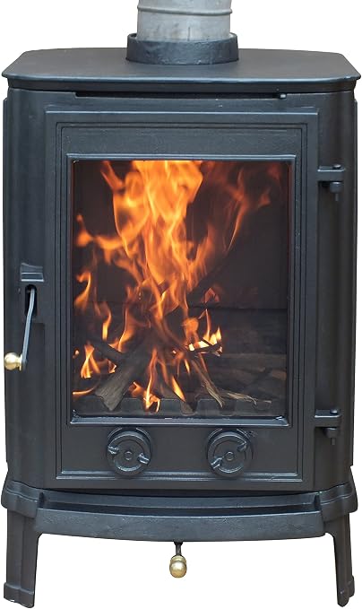 Gardeco Cradley 4 Kw Cast Iron Multi Fuel Stove Black Amazon Co Uk Garden Outdoors