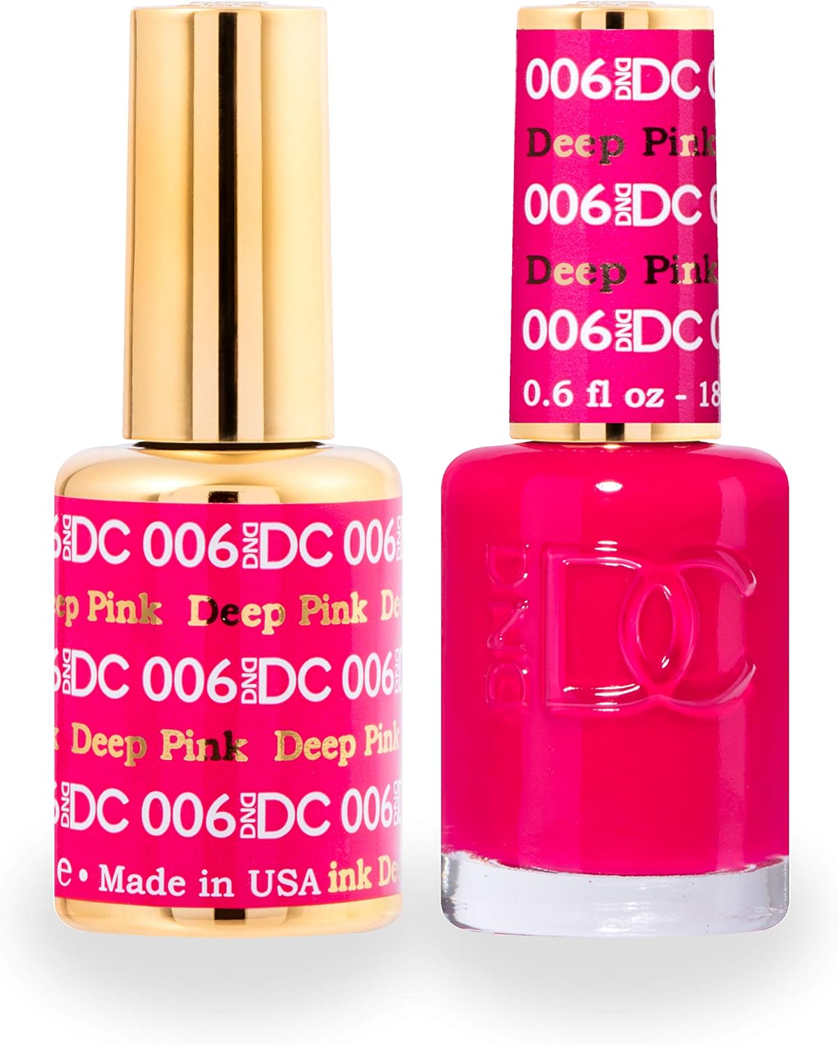 Amazon Com Dnd Premium Dc Gel Set Dc 006 Deep Pink Health Personal Care