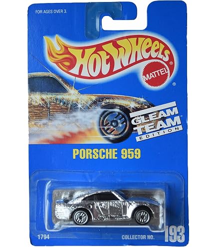 Amazon.com: Hot Wheels Porsche 959 #591 5 Spoke Wheels, Blue