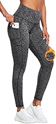 IUGA Fleece Lined Leggings Women Thermal Leggings