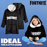 Fortnite Oversized Hoodie Blanket for Kids Fleece Hoodie Poncho Black Print 14+ view 5