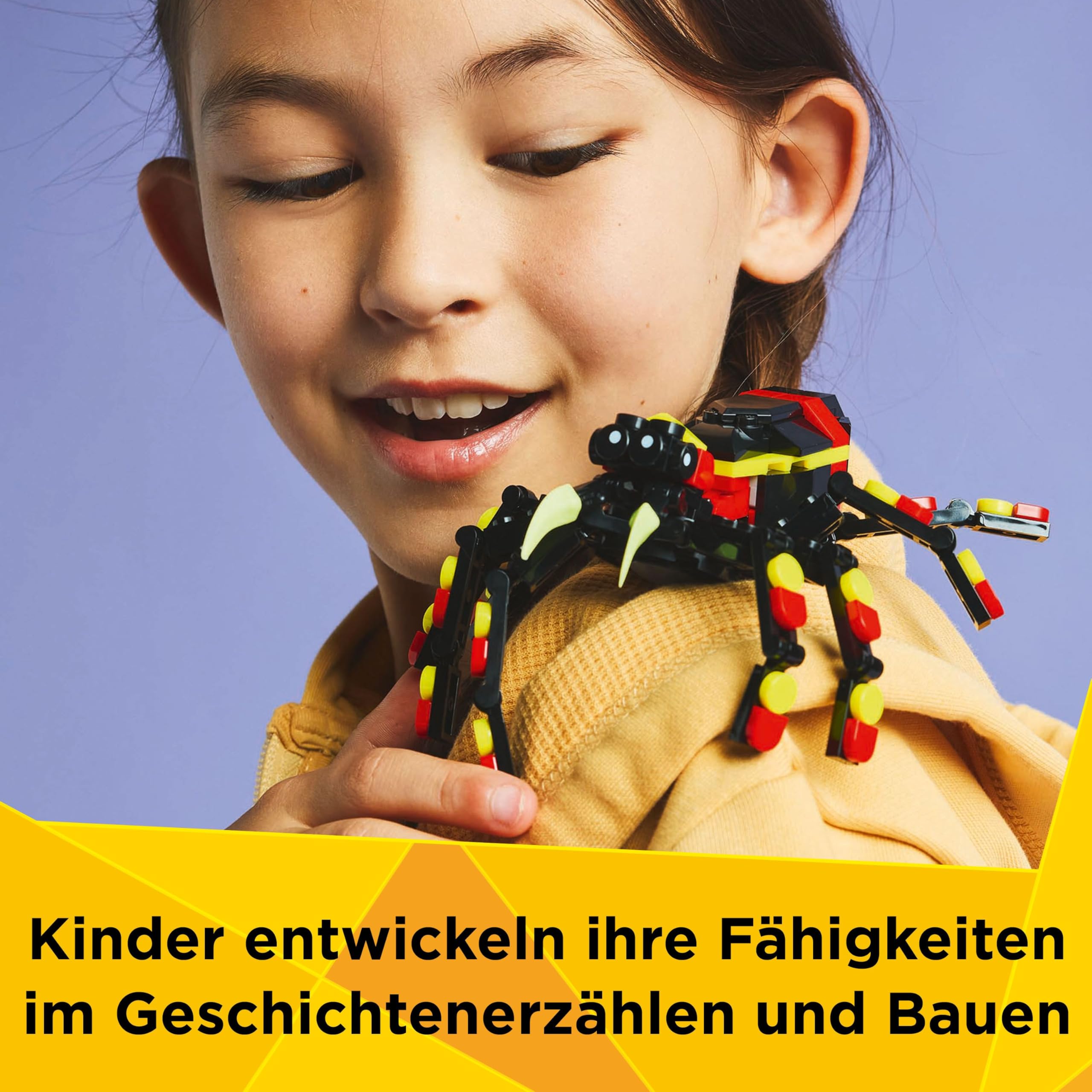 LEGO Creator 3in1 Wilde Tiere: Überraschungsspinne - Spielzeug zum Umbauen in eine Skorpion Figur oder Schlange - Bauset mit 3 Modellen - Geschenk für Jungen und Mädchen ab 7 Jahren 31159 6