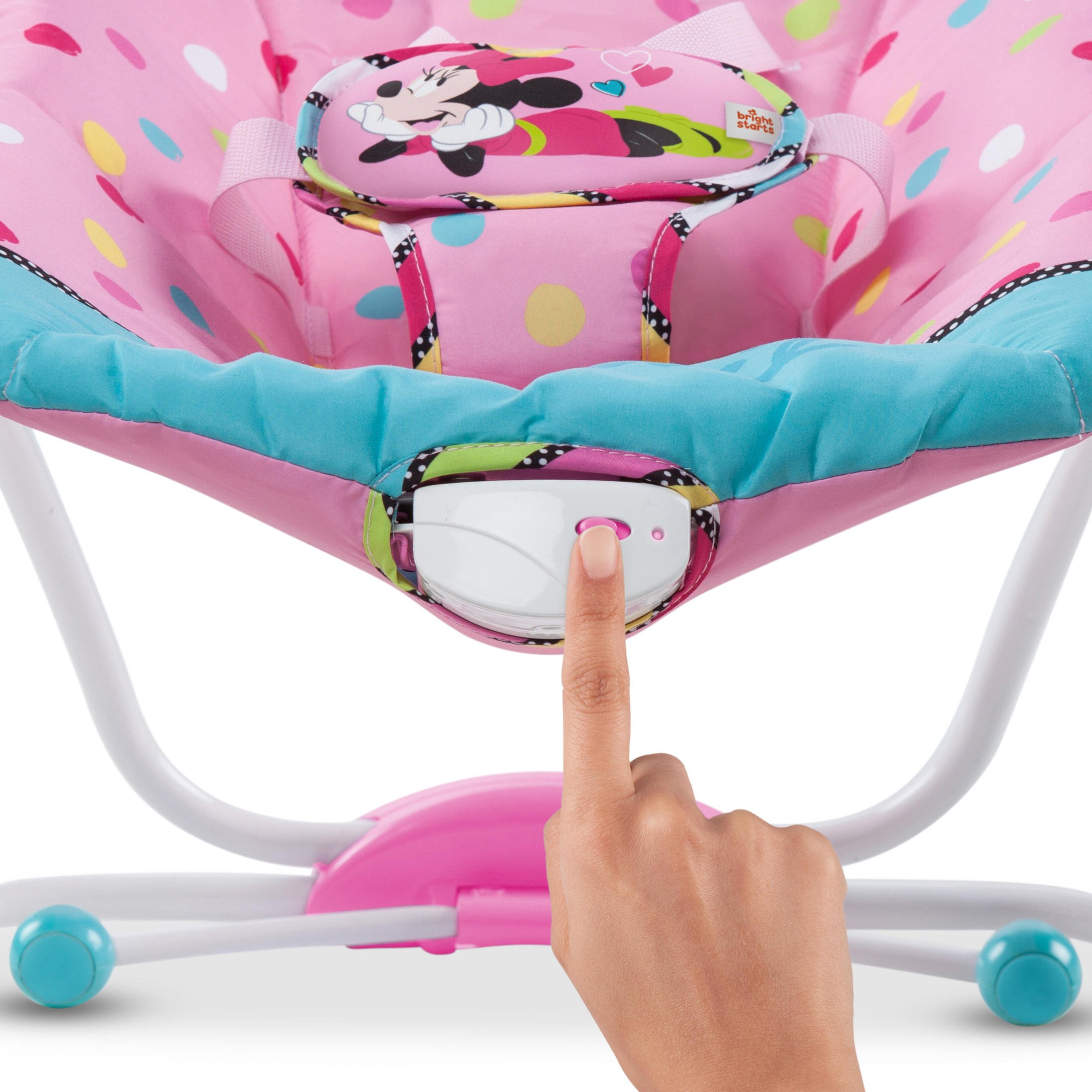 minnie mouse peekaboo rocker