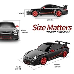 BEZGAR Porsche Remote Control Car, 1/24 Officially