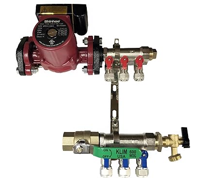 3 Loop Branch 1 2 Pex Manifold Radiant Floor Heating Set Kit
